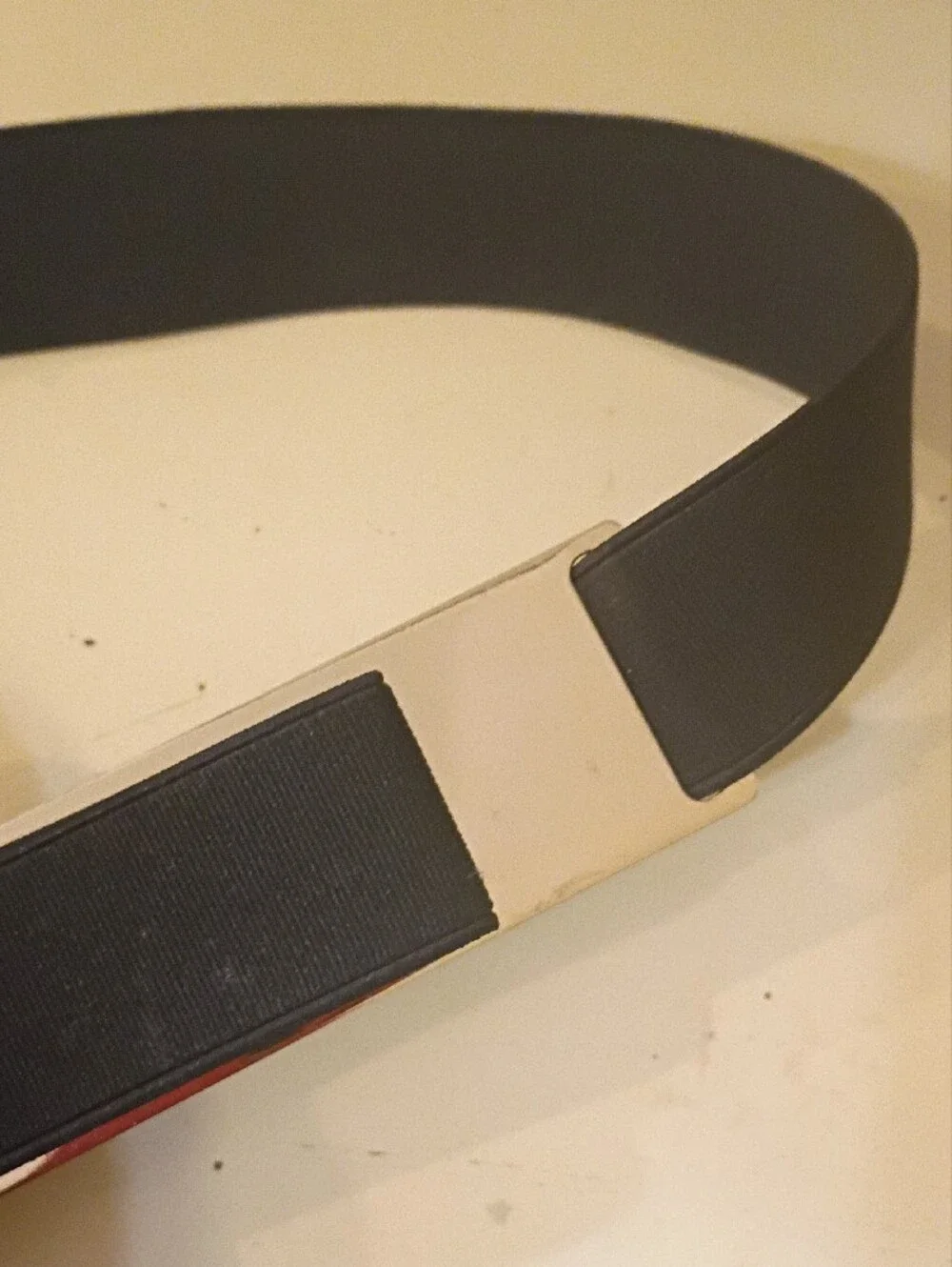 Designer-Inspired Black & Gold Waist Belt with Decorative Buckle